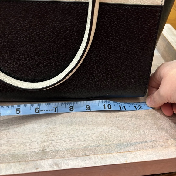 Kate Spade grove street Lana  Black and Cream Women's Bag leather nwt - Picture 11 of 14